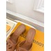 Louis Vuitton LV Isola Slides 45mm in Brown Calfskin Louis Vuitton LV Isola Slides 45mm in Brown Calfskin