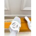 Louis Vuitton LV Isola Slides 45mm in White Calfskin Louis Vuitton LV Isola Slides 45mm in White Calfskin