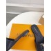 Louis Vuitton LV Capri Slides in Black Calfskin Louis Vuitton LV Capri Slides in Black Calfskin