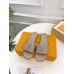 Louis Vuitton LV Capri Slides in Grey Calfskin Louis Vuitton LV Capri Slides in Grey Calfskin
