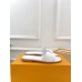 Louis Vuitton LV Capri Slides in White Calfskin Louis Vuitton LV Capri Slides in White Calfskin