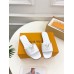 Louis Vuitton LV Capri Slides in White Calfskin Louis Vuitton LV Capri Slides in White Calfskin