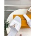 Louis Vuitton LV Capri Slides in White Calfskin Louis Vuitton LV Capri Slides in White Calfskin