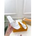 Louis Vuitton LV Capri Slides in White Calfskin Louis Vuitton LV Capri Slides in White Calfskin