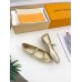 Louis Vuitton Romy Flat Ballerinas in Gold Metallic Lambskin Louis Vuitton Romy Flat Ballerinas in Gold Metallic Lambskin