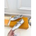 Louis Vuitton Romy Flat Ballerinas in Silver Metallic Lambskin Louis Vuitton Romy Flat Ballerinas in Silver Metallic Lambskin