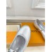 Louis Vuitton Romy Flat Ballerinas in Silver Metallic Lambskin Louis Vuitton Romy Flat Ballerinas in Silver Metallic Lambskin