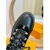 Louis Vuitton Territory Flat Ranger Boots in Black Leather and Suede Louis Vuitton Territory Flat Ranger Boots in Black Leather and Suede