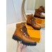 Louis Vuitton Territory Flat Ranger Boots in Brown Leather and Suede Louis Vuitton Territory Flat Ranger Boots in Brown Leather and Suede