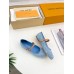 Louis Vuitton Romy Flat Ballerinas in Monogram Denim Louis Vuitton Romy Flat Ballerinas in Monogram Denim