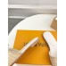 Louis Vuitton LV Capri Flat Slides in Beige Raffia Louis Vuitton LV Capri Flat Slides in Beige Raffia