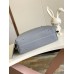 Louis Vuitton CarryAll Dark MM Bag in Grey Lambskin M12583