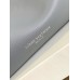 Louis Vuitton CarryAll Dark MM Bag in Grey Lambskin M12583