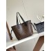 Louis Vuitton Neverfull Inside Out MM Bag in Leather and Monogram M11946 Louis Vuitton Neverfull Inside Out MM Bag in Leather and Monogram M11946