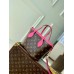 Louis Vuitton Neverfull Inside Out BB Bag in Leather and Monogram M12106 Louis Vuitton Neverfull Inside Out BB Bag in Leather and Monogram M12106