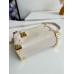 Louis Vuitton Side Trunk PM Bag in Chalk Leather M23915 Louis Vuitton Side Trunk PM Bag in Chalk Leather M23915