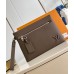 Louis Vuitton Takeoff Pouch in Mocha LV Aerogram Leather M11485 Louis Vuitton Takeoff Pouch in Mocha LV Aerogram Leather M11485