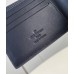 Louis Vuitton Multiple Wallet in Navy Blue LV Aerogram Leather M11531 Louis Vuitton Multiple Wallet in Navy Blue LV Aerogram Leather M11531