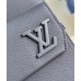 Louis Vuitton Pilot Slingbag in Navy Blue LV Aerogram Leather M11601