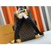 Louis Vuitton Christopher MM Backpack in Monogram Macassar Canvas M13202 Louis Vuitton Christopher MM Backpack in Monogram Macassar Canvas M13202