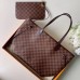 Louis Vuitton Neverfull MM Bag In Damier Ebene Canvas N41358 Louis Vuitton Neverfull MM Bag In Damier Ebene Canvas N41358