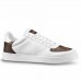 Louis Vuitton Men's Rivoli Sneakers In White Leather Louis Vuitton Men's Rivoli Sneakers In White Leather