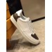 Louis Vuitton Men's Rivoli Sneakers In White Leather Louis Vuitton Men's Rivoli Sneakers In White Leather