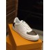 Louis Vuitton Men's Rivoli Sneakers In White Leather Louis Vuitton Men's Rivoli Sneakers In White Leather