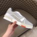 Louis Vuitton Men's LV Trainer Sneakers In White Leather Louis Vuitton Men's LV Trainer Sneakers In White Leather