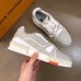 Louis Vuitton Men's LV Trainer Sneakers In White Leather Louis Vuitton Men's LV Trainer Sneakers In White Leather
