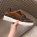 Louis Vuitton Men's LV Trainer Sneakers In Monogram Suede