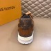 Louis Vuitton Men's LV Trainer Sneakers In Monogram Suede