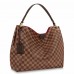 Louis Vuitton Graceful MM Bag In Damier Ebene Canvas N44045 Louis Vuitton Graceful MM Bag In Damier Ebene Canvas N44045