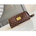 Louis Vuitton Eva Clutch In Damier Ebene Canvas N55213 Louis Vuitton Eva Clutch In Damier Ebene Canvas N55213
