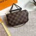 Louis Vuitton Mini Pochette Accessoires In Damier Ebene Canvas N58009 Louis Vuitton Mini Pochette Accessoires In Damier Ebene Canvas N58009