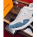 Louis Vuitton Men's Run Away Sneakers In Denim and Mesh Louis Vuitton Men's Run Away Sneakers In Denim and Mesh