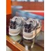 Louis Vuitton Men's LV Trainer Sneakers In Silver Metallic Leather Louis Vuitton Men's LV Trainer Sneakers In Silver Metallic Leather