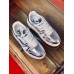Louis Vuitton Men's LV Trainer Sneakers In Silver Metallic Leather Louis Vuitton Men's LV Trainer Sneakers In Silver Metallic Leather