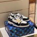 Louis Vuitton Men's LV Trainer Sneakers In White/Black Leather Louis Vuitton Men's LV Trainer Sneakers In White/Black Leather