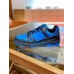 Louis Vuitton Men's LV Trainer Sneakers In Blue Monogram Leather Louis Vuitton Men's LV Trainer Sneakers In Blue Monogram Leather