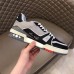 Louis Vuitton Men's LV Trainer Sneakers In Black/Grey Calfskin Louis Vuitton Men's LV Trainer Sneakers In Black/Grey Calfskin
