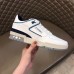 Louis Vuitton Men's LV Trainer Sneakers In White/Blue Leather Louis Vuitton Men's LV Trainer Sneakers In White/Blue Leather