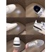 Louis Vuitton Men's LV Trainer Sneakers In White/Blue Leather Louis Vuitton Men's LV Trainer Sneakers In White/Blue Leather