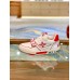 Louis Vuitton Men's LV Trainer Sneakers In White/Red Calfskin Louis Vuitton Men's LV Trainer Sneakers In White/Red Calfskin