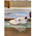Louis Vuitton Men's LV Trainer Sneakers In White/Purple Calfskin