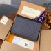 Louis Vuitton Pochette Voyage MM In Monogram Eclipse Canvas M69535 Louis Vuitton Pochette Voyage MM In Monogram Eclipse Canvas M69535
