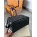 Louis Vuitton Dopp Kit Toilet Pouch In Damier Graphite Canvas N40127 Louis Vuitton Dopp Kit Toilet Pouch In Damier Graphite Canvas N40127
