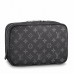 Louis Vuitton Toilet Pouch GM In Monogram Eclipse Canvas M43383 Louis Vuitton Toilet Pouch GM In Monogram Eclipse Canvas M43383