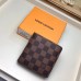 Louis Vuitton Marco Wallet In Damier Ebene Canvas N61675 Louis Vuitton Marco Wallet In Damier Ebene Canvas N61675
