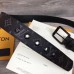 Louis Vuitton Voyager 35mm Belt In Monogram Eclipse Canvas M0043T Louis Vuitton Voyager 35mm Belt In Monogram Eclipse Canvas M0043T